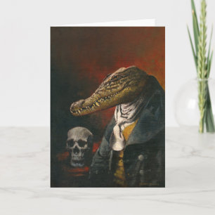 Agradecimiento Tarjeta de felicitaciones al Sr. Crocodile