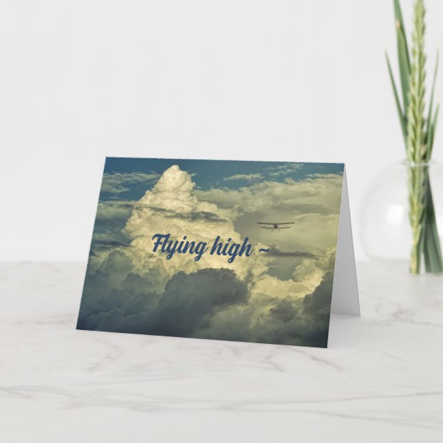 AGRADECIMIENTO TARJETA DE FELICITACIONES DE VUELO (Anverso)