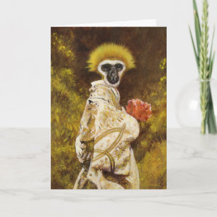 Agradecimiento Tarjeta de felicitaciones Gibbon Geisha