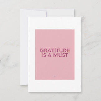 Agradecimiento Tarjeta de felicitaciones para cualquier ocasión 