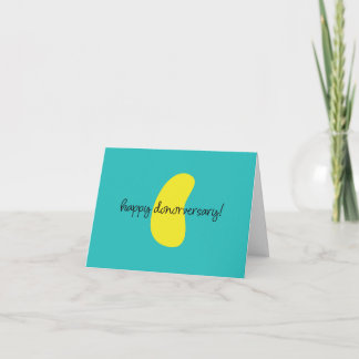 Agradecimiento Tarjeta de Feliz Aniversario de Donación de Riñón