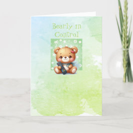 Agradecimiento Tarjeta de Feliz Cumpleaños de Osito de Peluche