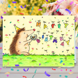 Agradecimiento Tarjeta de Feliz Cumpleaños Diente de León