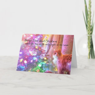Agradecimiento Tarjeta de Feliz Navidad CHRISTMAS CUTIE