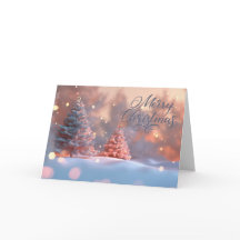 Tarjeta de Feliz Navidad Isaías 7:14 (5x7)