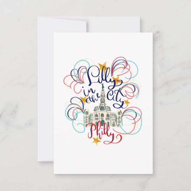 Agradecimiento Tarjeta de Filadelfia (Anverso)