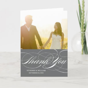 AGRADECIMIENTO TARJETA DE FOTOGRAFÍA DE GRACIAS EN LA BODA   GRAC