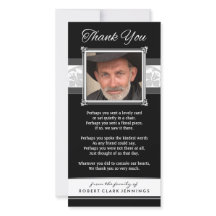 Tarjeta de fotos conmemorativa en blanco y negro