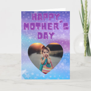 Agradecimiento Tarjeta de fotos del Día de la Madre Feliz