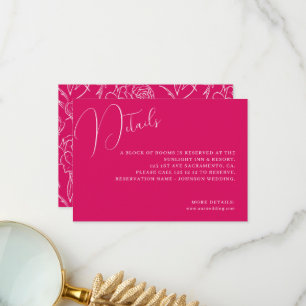 Agradecimiento Tarjeta de gabinete para Boda Peony Elegance