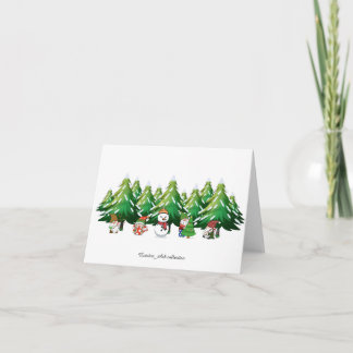 Agradecimiento Tarjeta de Gnomo de Navidad