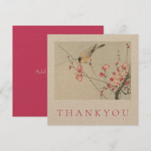 TARJETA DE GRACIAS PLANA: OHARA KOSON