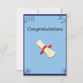 Agradecimiento Tarjeta de graduación