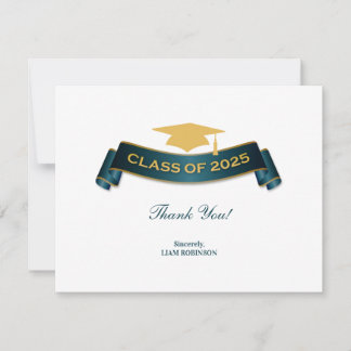 Agradecimiento Tarjeta de Graduación de 2025