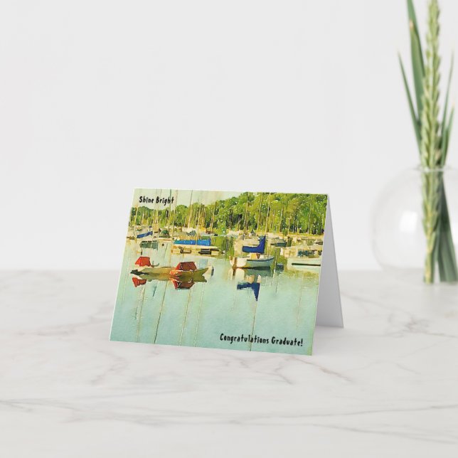 Agradecimiento Tarjeta de graduación de los Felicitaciones a los  (Anverso)