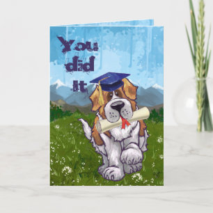 Agradecimiento tarjeta de graduación de San Bernardo