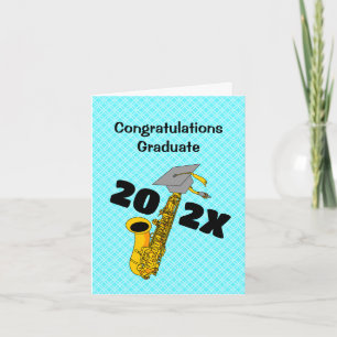 Agradecimiento Tarjeta de graduación de Saxofón 2022