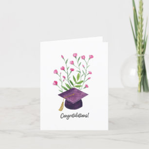 Agradecimiento Tarjeta de graduación - "¡Felicitaciones!" Regalo 