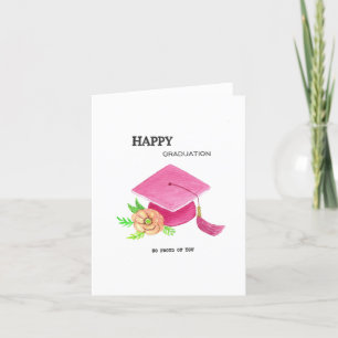Agradecimiento Tarjeta de graduación - ¡Feliz Graduación! Tan org
