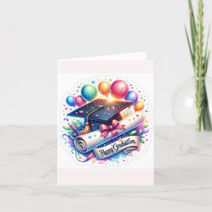 Agradecimiento Tarjeta de graduación, graduado, felicitaciones, c