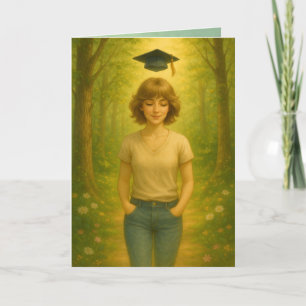 Agradecimiento Tarjeta de graduación plegada personalizado Cabell