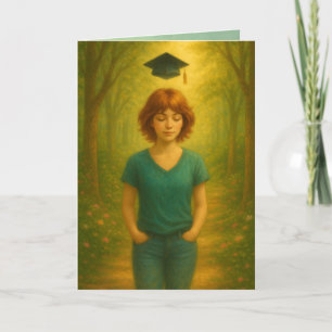 Agradecimiento Tarjeta de graduación plegada personalizado Cabell