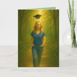 Agradecimiento Tarjeta de graduación plegada personalizado Cabell