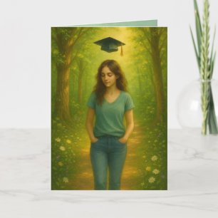 Agradecimiento Tarjeta de graduación plegada personalizado Cabell