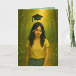 Agradecimiento Tarjeta de graduación plegada personalizado Cabell