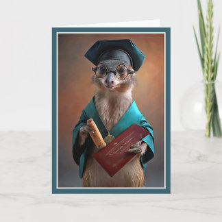 Agradecimiento Tarjeta de graduación Weasel Pants Smarty