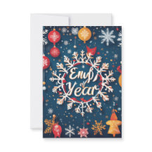 Tarjeta de impresión de Año Nuevo