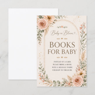 Agradecimiento Tarjeta de inserción de Libros para bebé de Baby i