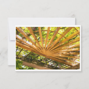 Agradecimiento Tarjeta de jardín de Wisteria