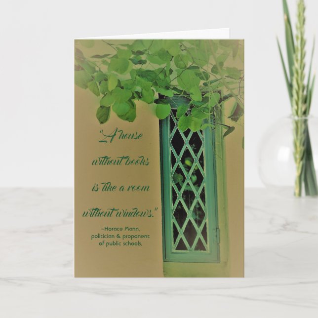 Agradecimiento Tarjeta de Jubilación de Ventana de Profesores o B (Anverso)