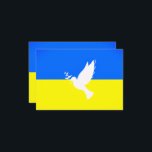 Agradecimiento Tarjeta de la bandera de Ucrania Apoyo a la libert<br><div class="desc">Tarjetas de la bandera de Ucrania - Paloma de la paz - Libertad - Apoyo a la paz - Solidaridad - Bandera ucraniana - Juntos somos fuertes - ¡Victoria de la libertad! Hagamos del mundo un lugar mejor, ¡todos juntos! Un mundo mejor comienza - depende - necesita TU participación también....</div>