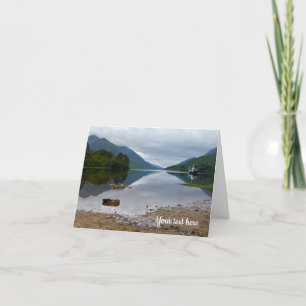 Agradecimiento Tarjeta de Loch Shiel, Glenfinnan
