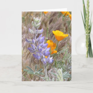 Agradecimiento Tarjeta de los Wildflowers del día de madre