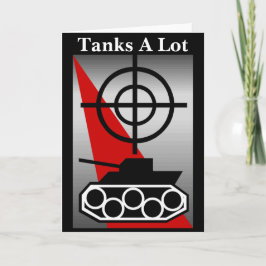 Agradecimiento Tarjeta de lote de tanques