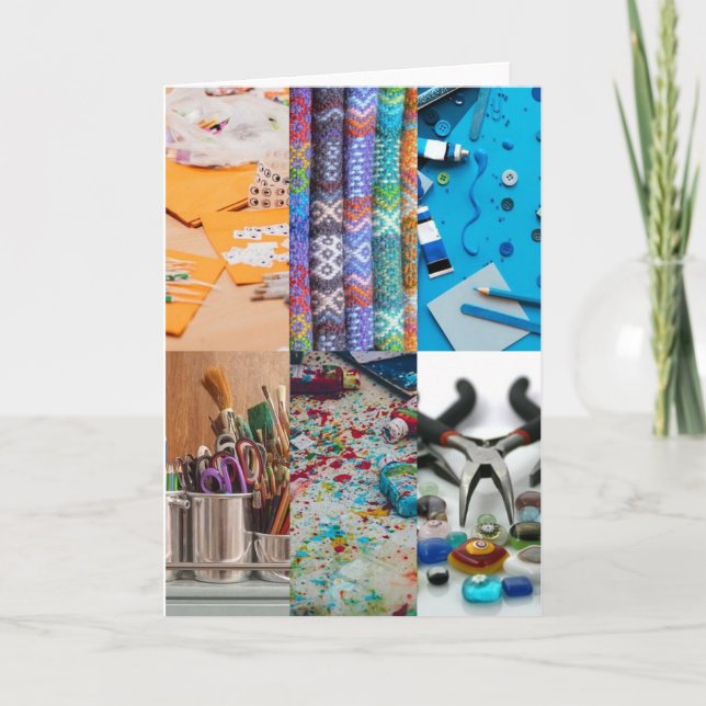 Agradecimiento Tarjeta de manualidades (Anverso)