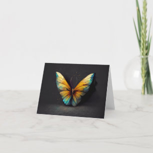 Agradecimiento Tarjeta de mariposa mundana