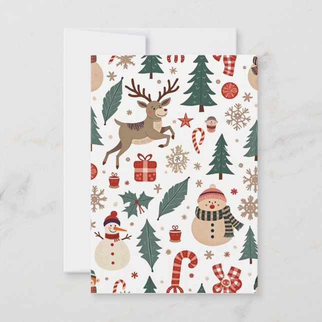 Agradecimiento Tarjeta de Navidad (Anverso)