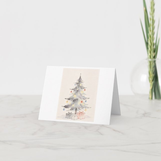 Agradecimiento Tarjeta de Navidad (Anverso)