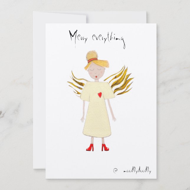 Agradecimiento Tarjeta de Navidad (Anverso)