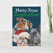 Tarjeta de Navidad con acuarela personalizada de t
