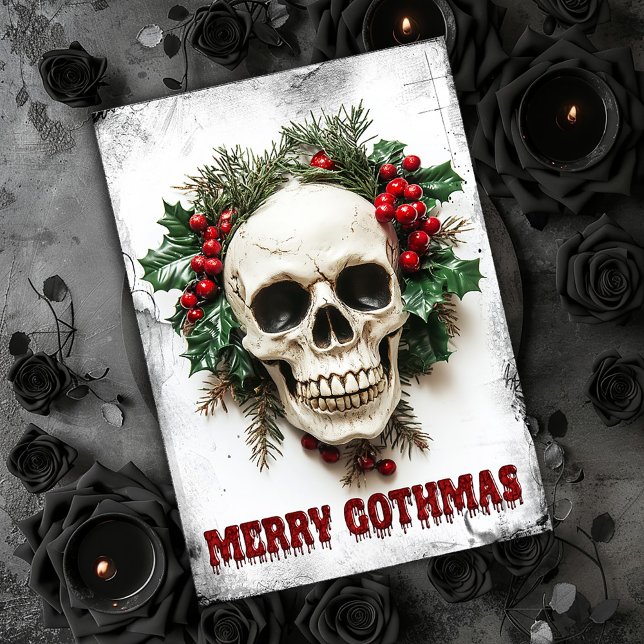 Agradecimiento Tarjeta de Navidad de Gothmas Feliz (Subido por el creador)