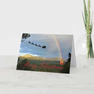 Agradecimiento Tarjeta de Navidad doblada
