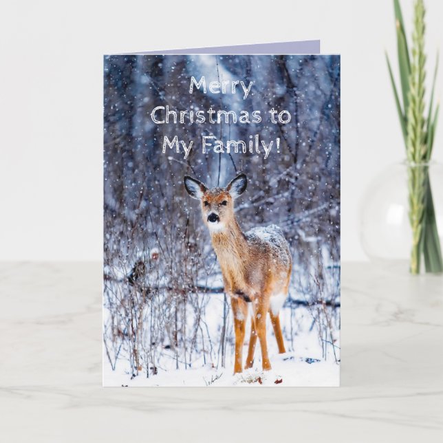 AGRADECIMIENTO TARJETA DE NAVIDAD FAMILIAR (Anverso)