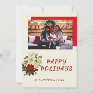 Agradecimiento Tarjeta de Navidad Familiar | Tarjeta de Felices F