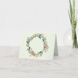 Agradecimiento Tarjeta de Navidades alegres