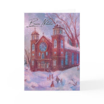 Tarjeta de Navidades católicos Buon Natale